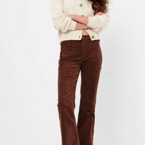 High Rise Corduroy '70s Flare Jeans (size 31, sable brown)